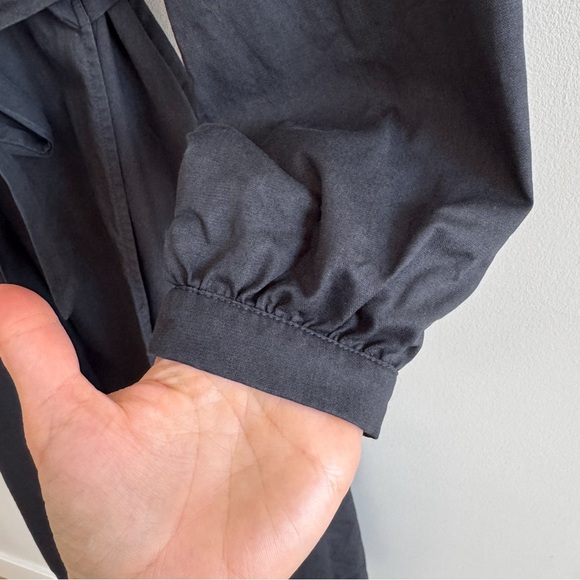 EMMA KNUDSEN • Reese Wrap Dress in Black - Picture 7 of 14